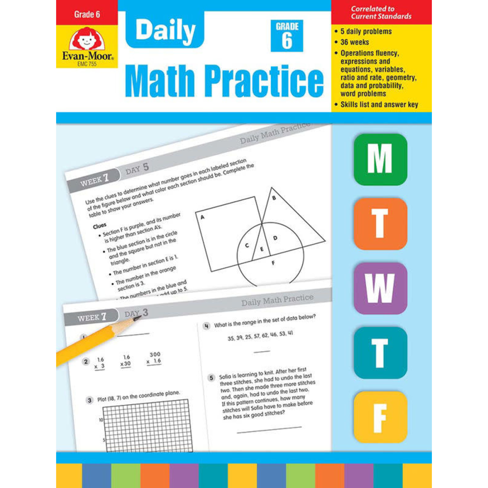 Daily Math Practice, Grade 6 - Teacher's Edition