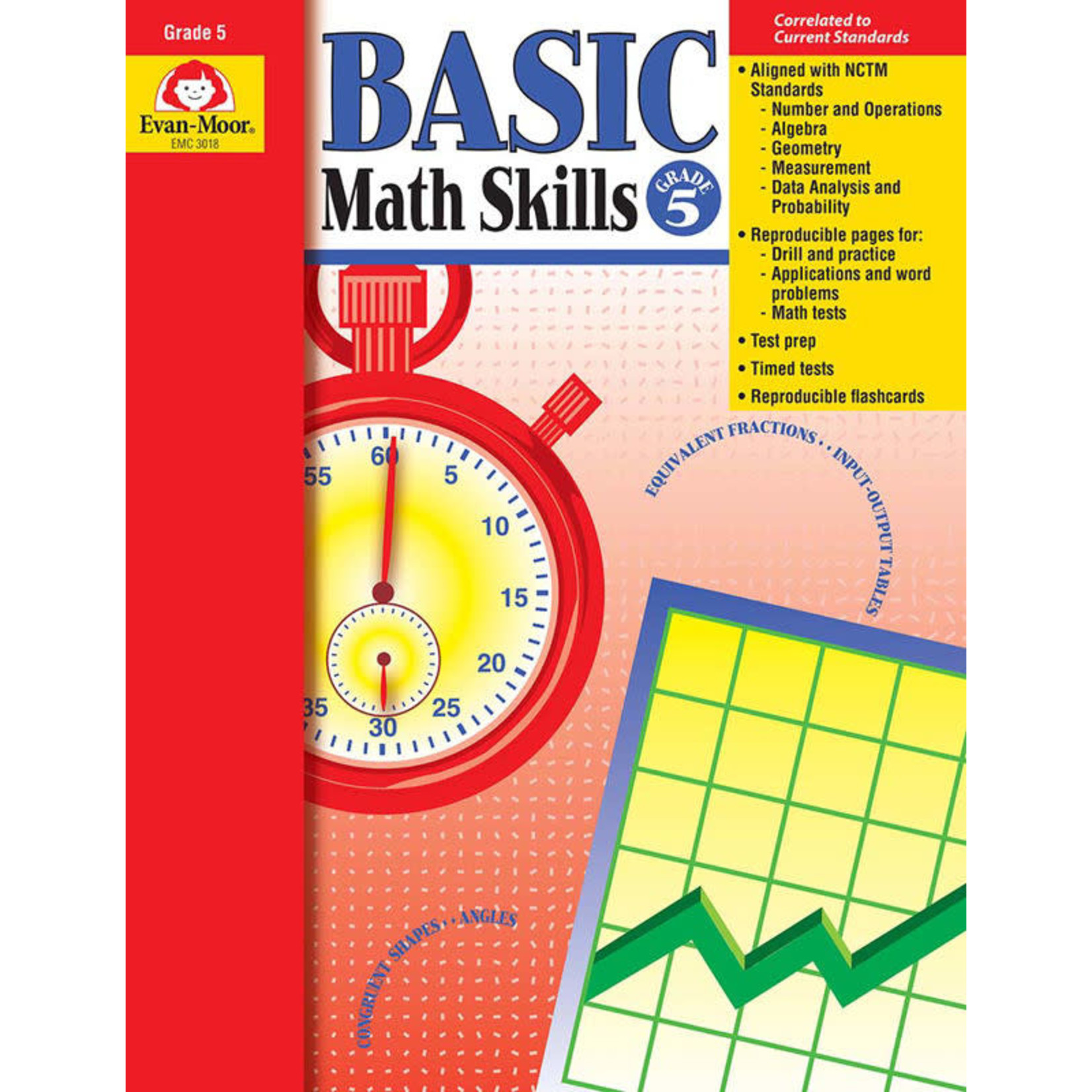 CARSON DELLOSA PUBLISHING CO Basic Math Skills, Grade 5 - Teacher Reproducibles
