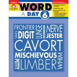 CARSON DELLOSA PUBLISHING CO A Word a Day, Grade 6 - Teacher's Edition