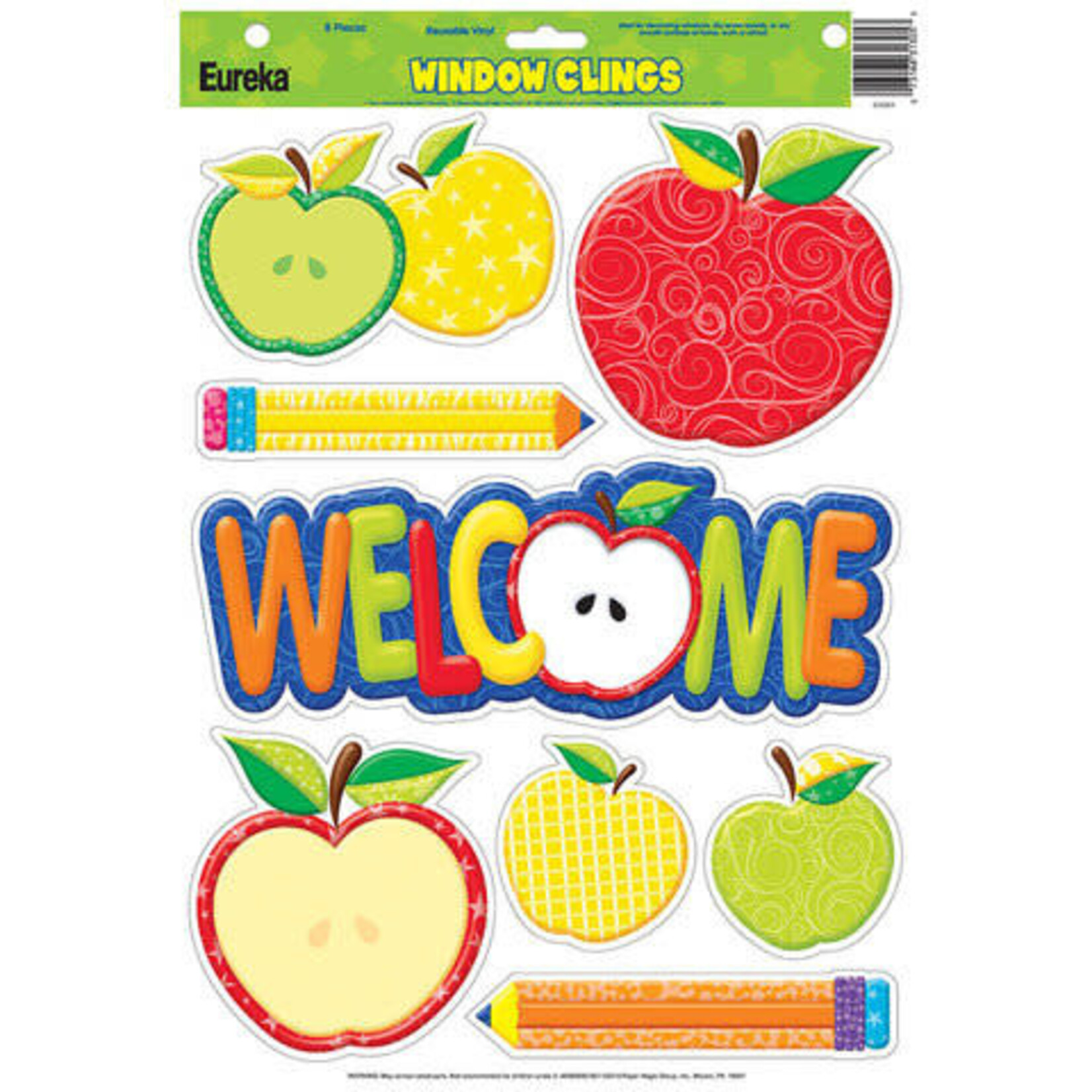 Color My World Welcome Window Clings