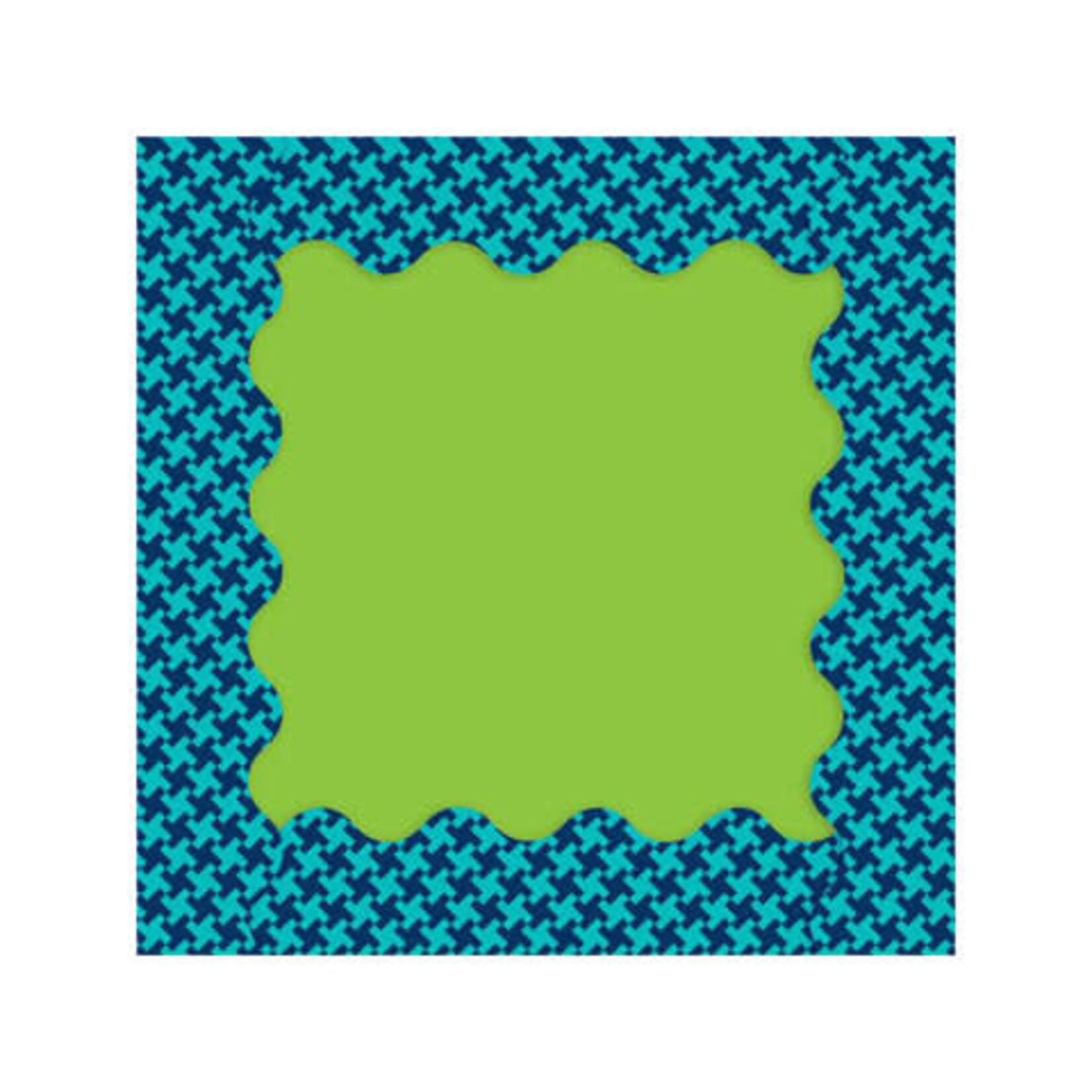 Plaid Attitude Houndstooth Deco Trim® Extra Wide Die Cut