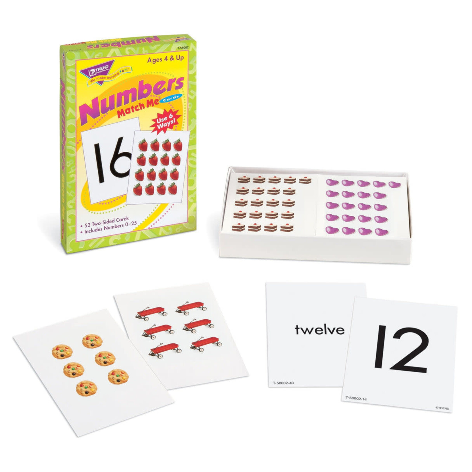 TREND ENTERPRISES INC Numbers 0-25 Match Me® Cards