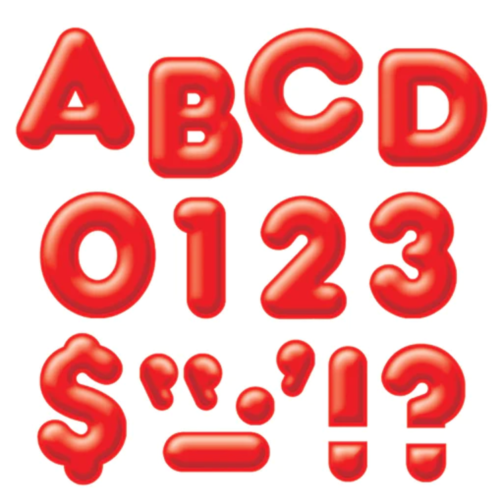 TREND ENTERPRISES INC Red 2-Inch 3-D Uppercase Ready Letters®