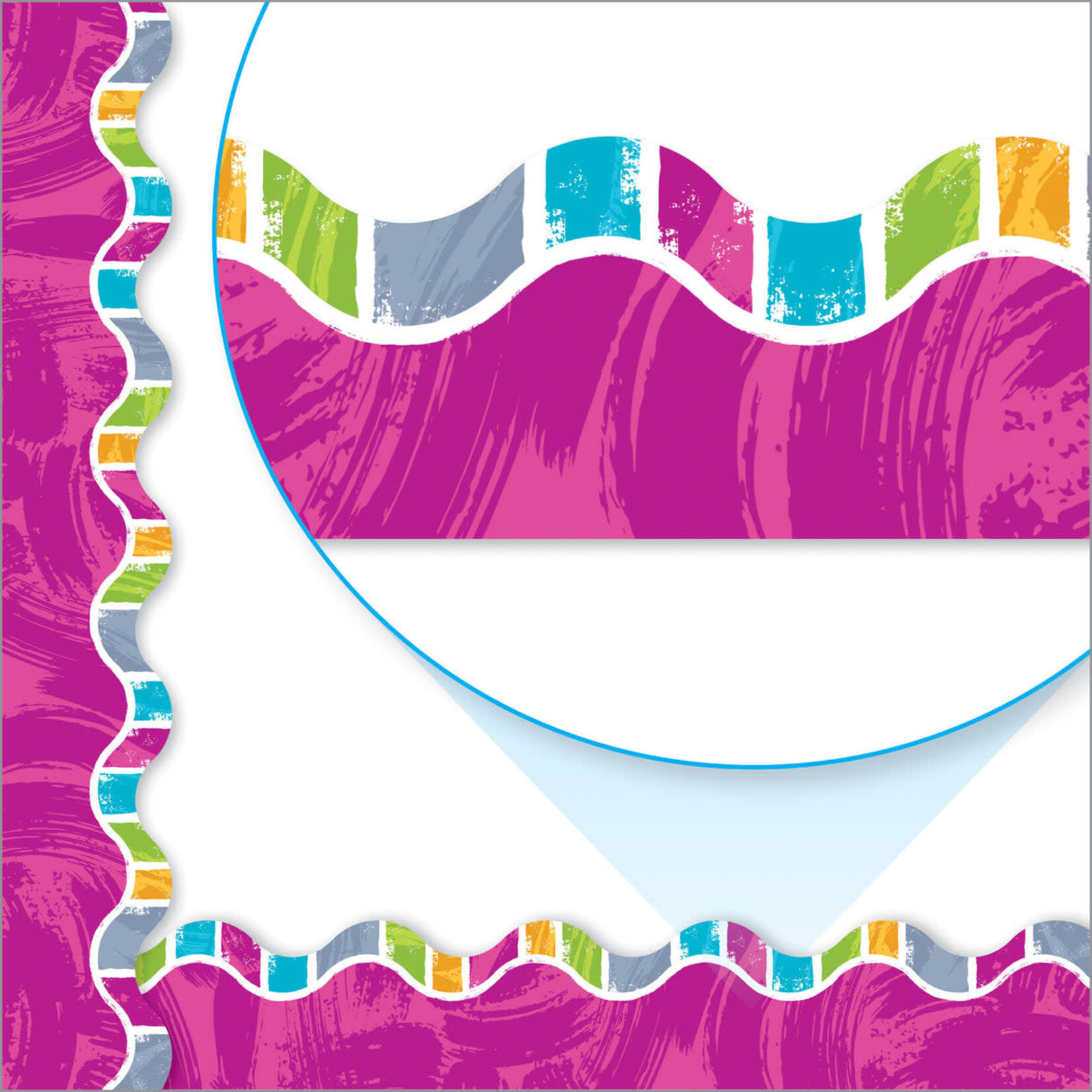TREND ENTERPRISES INC Color Harmony™ Berry 'n Stripes Terrific Trimmers®