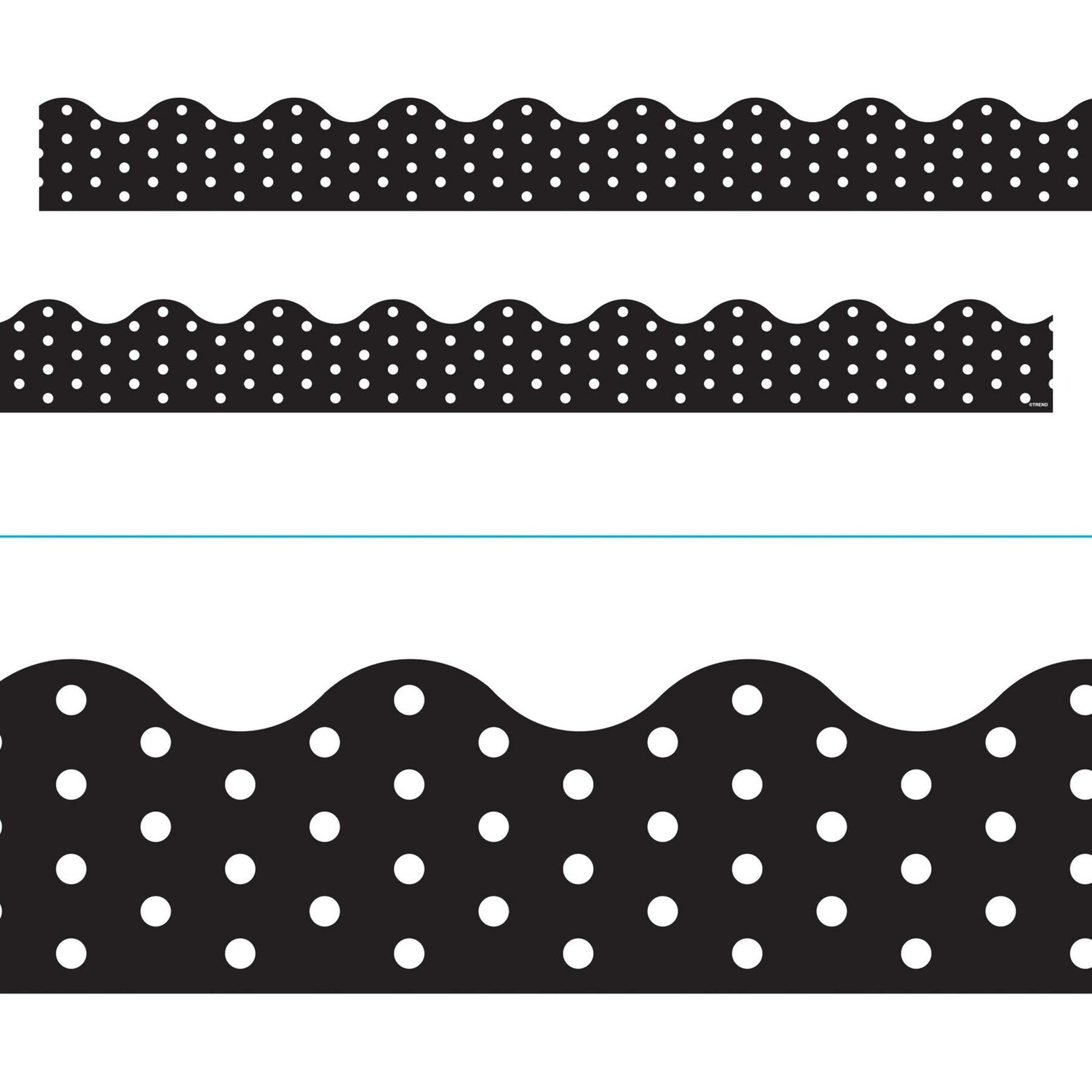 TREND ENTERPRISES INC Polka Dots Black Terrific Trimmers®