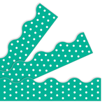 TREND ENTERPRISES INC Polka Dots Teal Terrific Trimmers