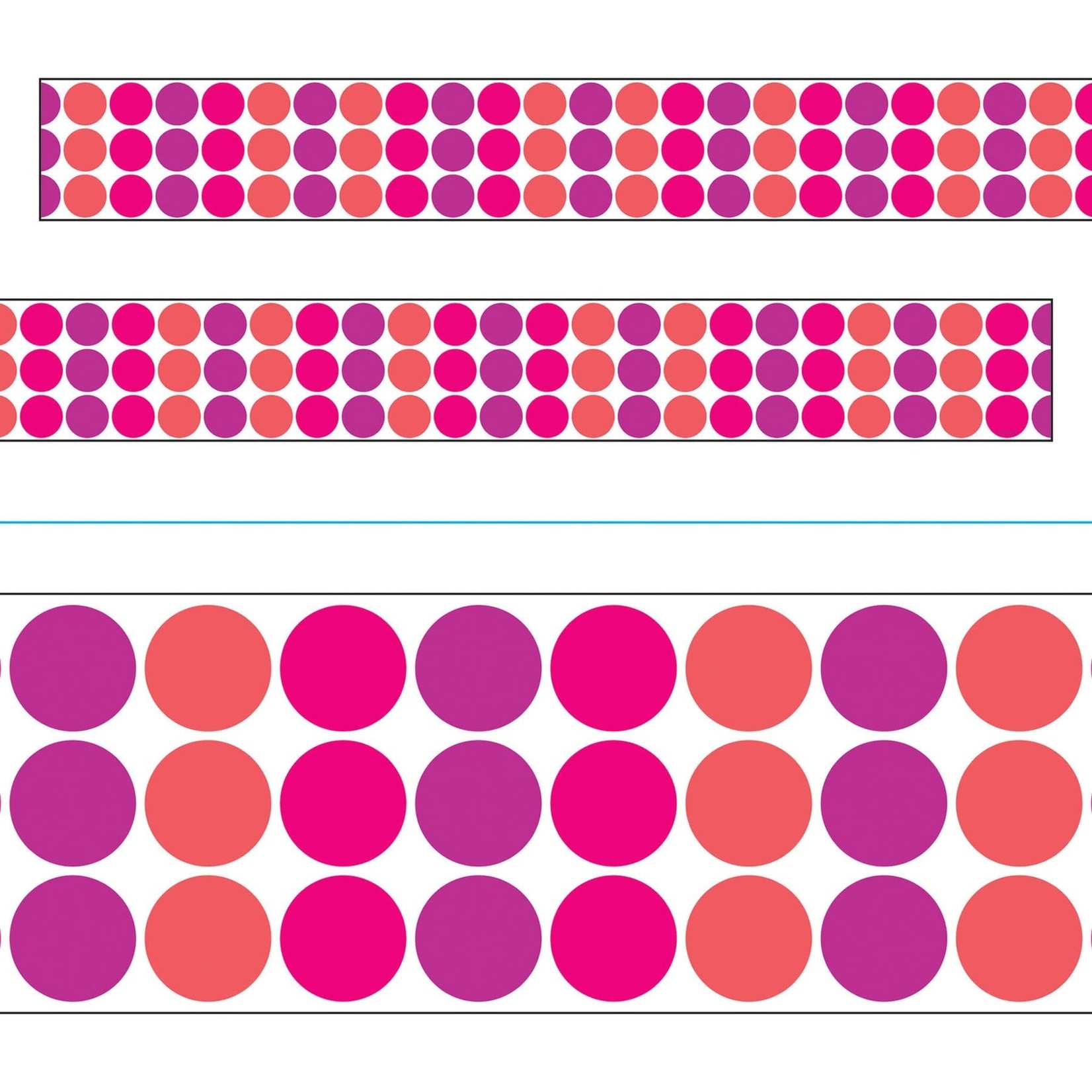 TREND ENTERPRISES INC Big Dots Warm Mix Bolder Borders®