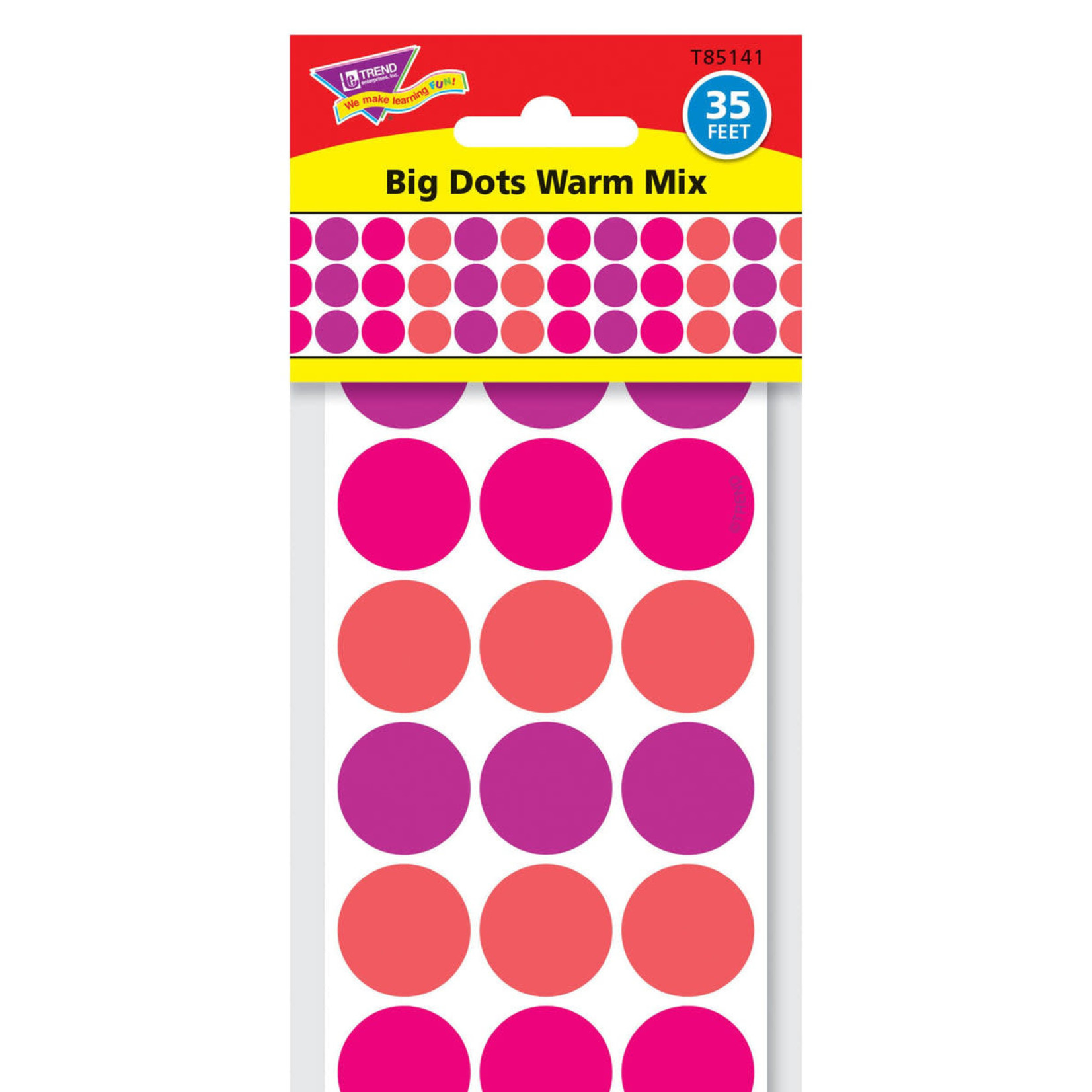 TREND ENTERPRISES INC Big Dots Warm Mix Bolder Borders®