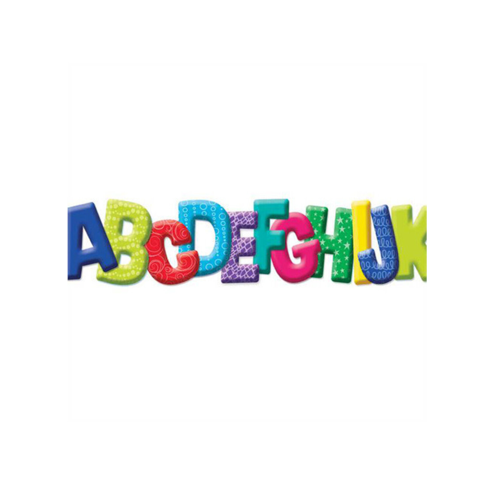 Color My World ABC Deco Trim® Extra Wide Die Cut