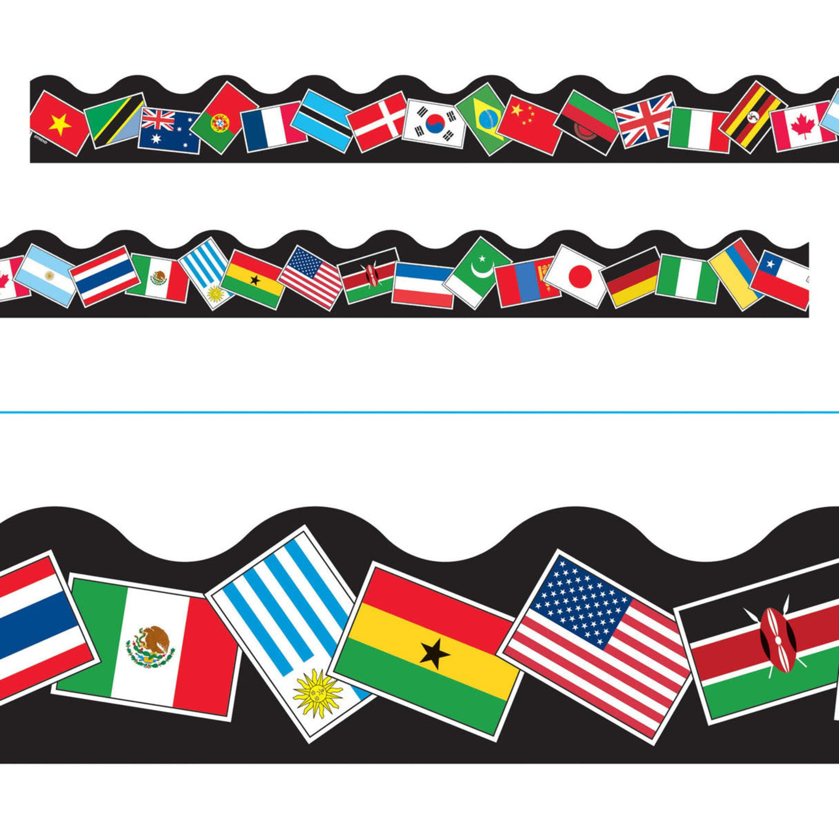 TREND ENTERPRISES INC World Flags Terrific Trimmers®