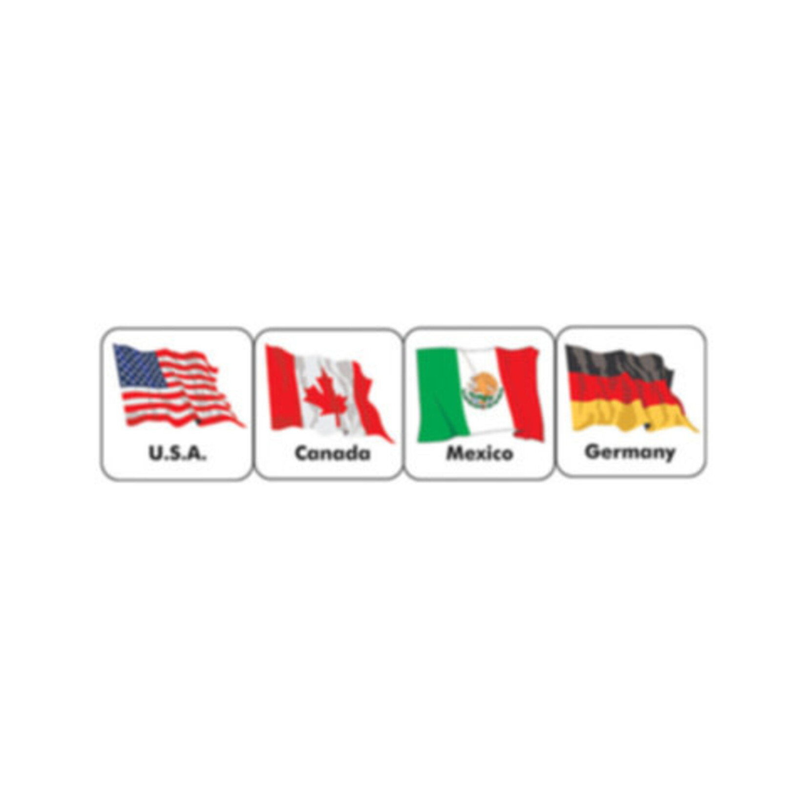 World Flags (20 countries) Theme Stickers