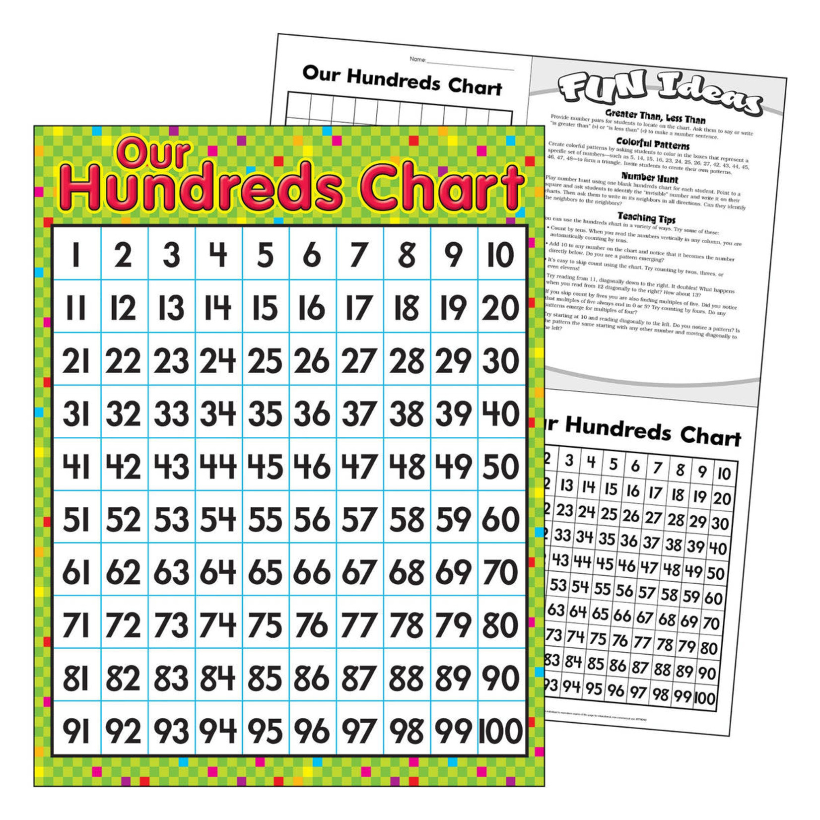 TREND ENTERPRISES INC Our Hundreds Chart Learning Chart