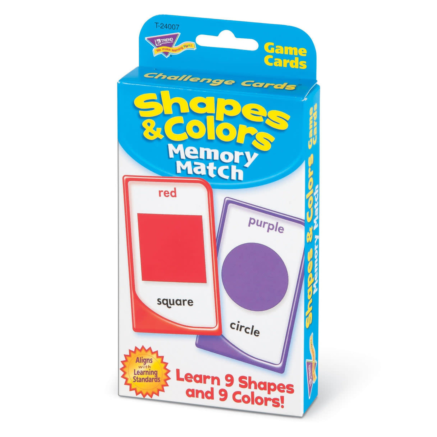 TREND ENTERPRISES INC Shapes & Colors Memory Match Challenge Cards®