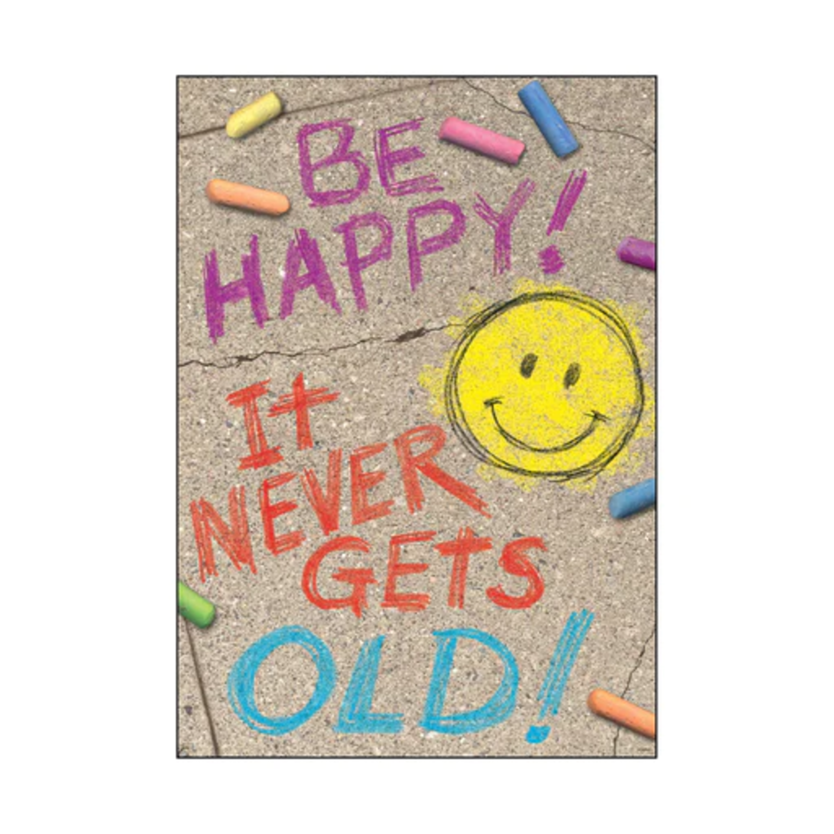 TREND ENTERPRISES INC Be happy! It never gets old! ARGUS® Poster