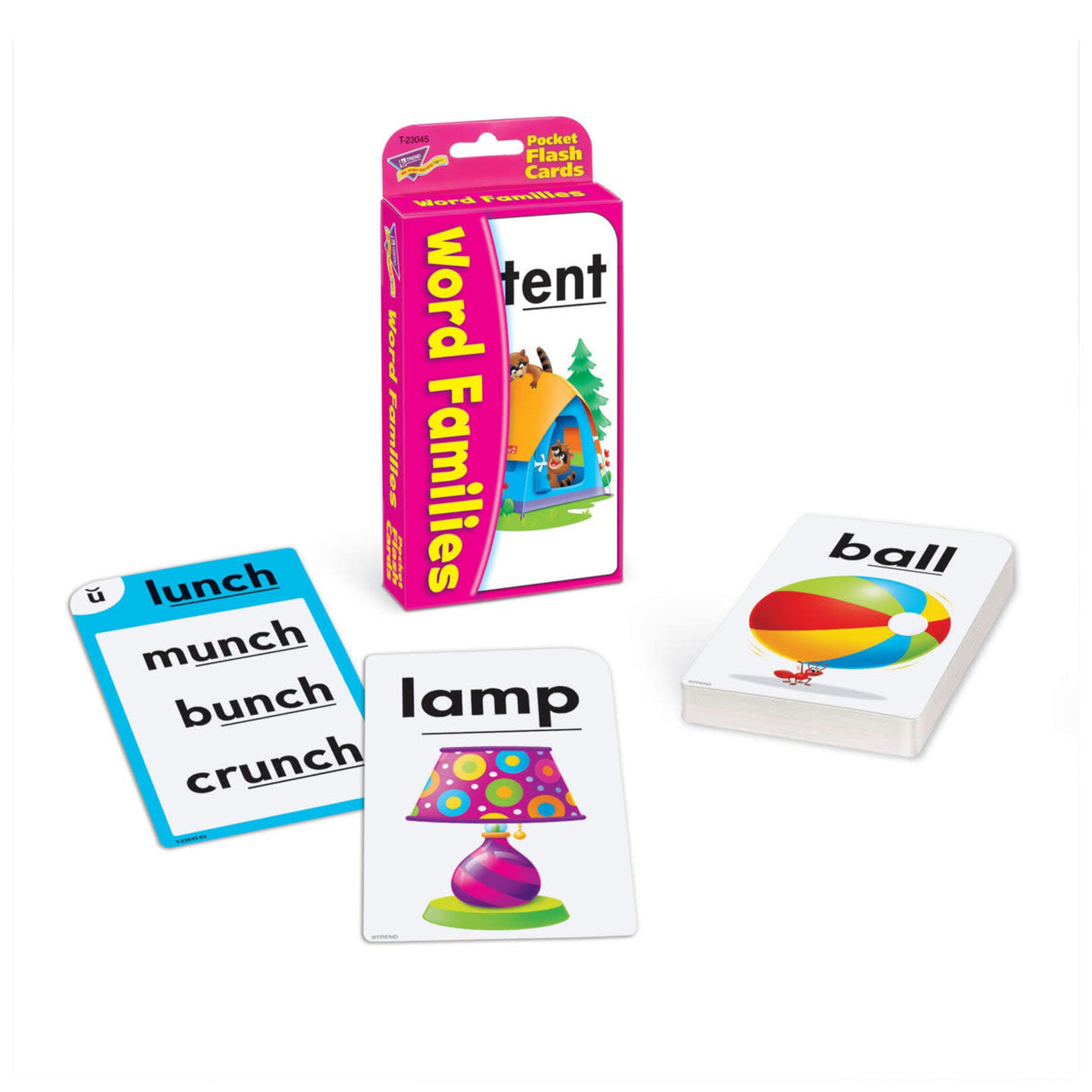 TREND ENTERPRISES INC Word Families Pocket Flash Cards