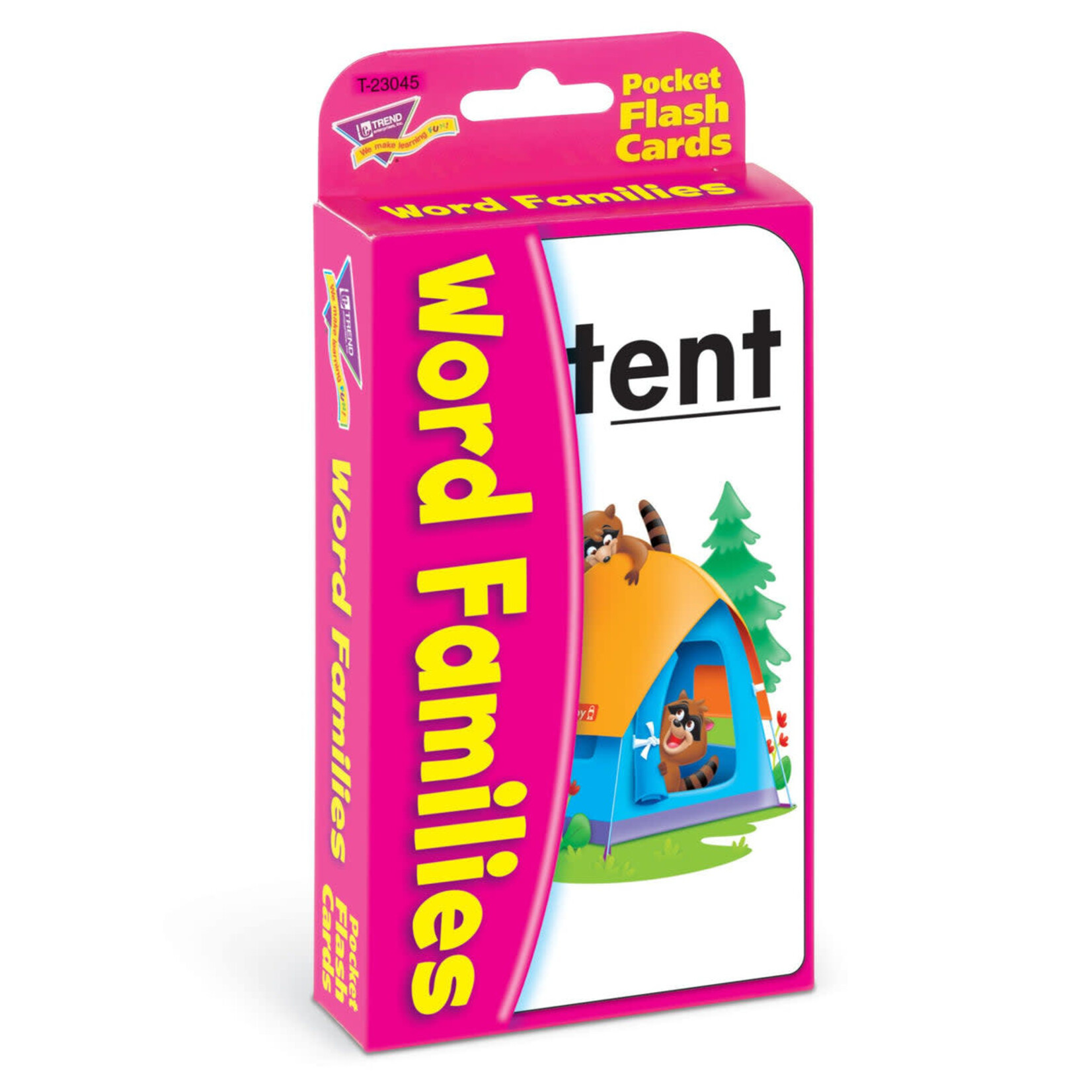 TREND ENTERPRISES INC Word Families Pocket Flash Cards