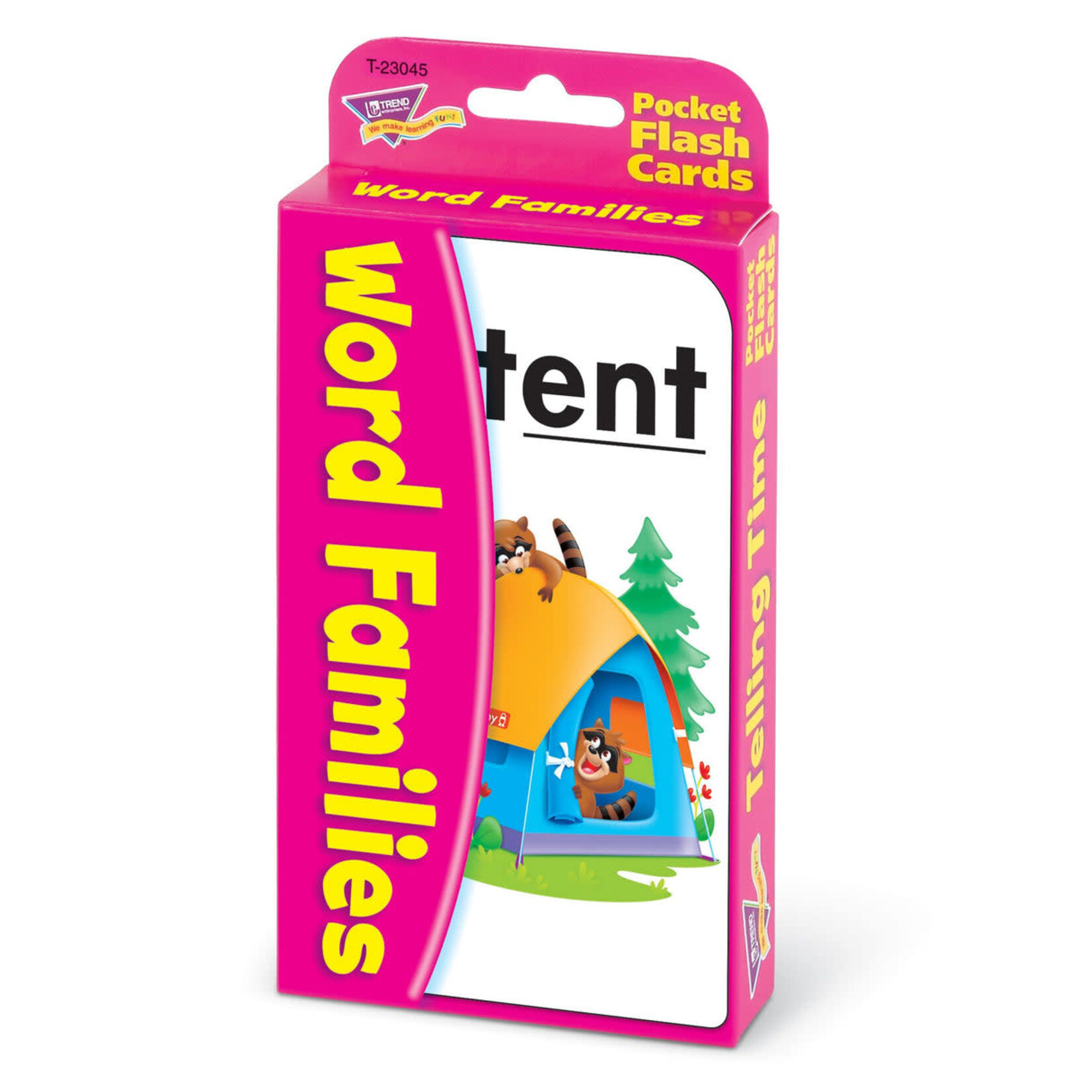 TREND ENTERPRISES INC Word Families Pocket Flash Cards