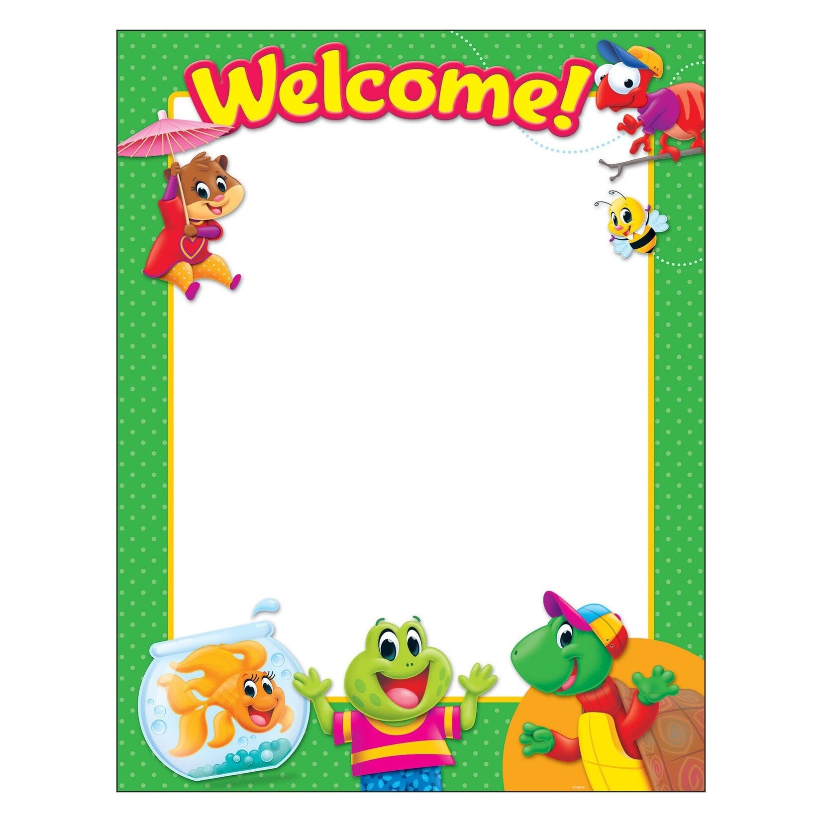 TREND ENTERPRISES INC Welcome Playtime Pals™ Learning Chart