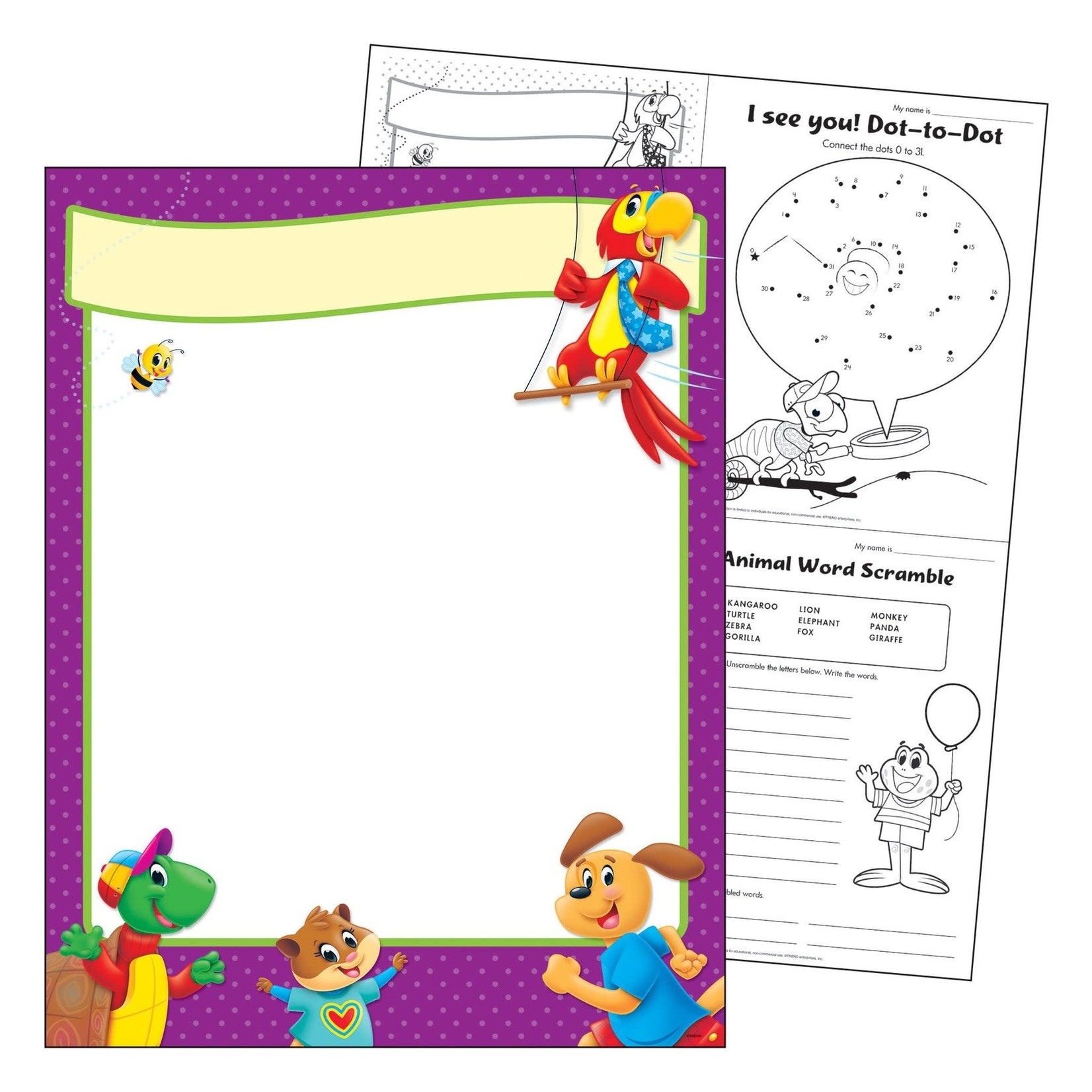 TREND ENTERPRISES INC Blank Playtime Pals™ Learning Chart