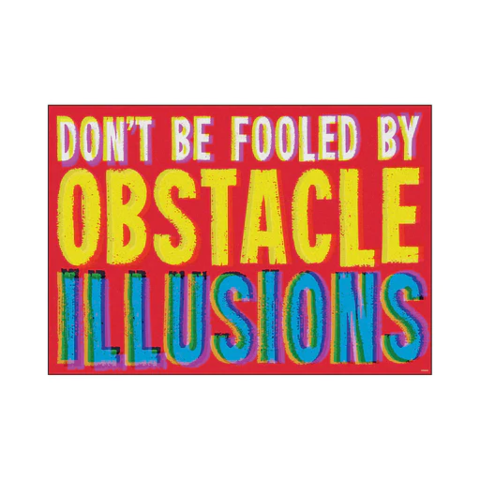TREND ENTERPRISES INC Don't Be Fooled by Obstacle... ARGUS® Poster
