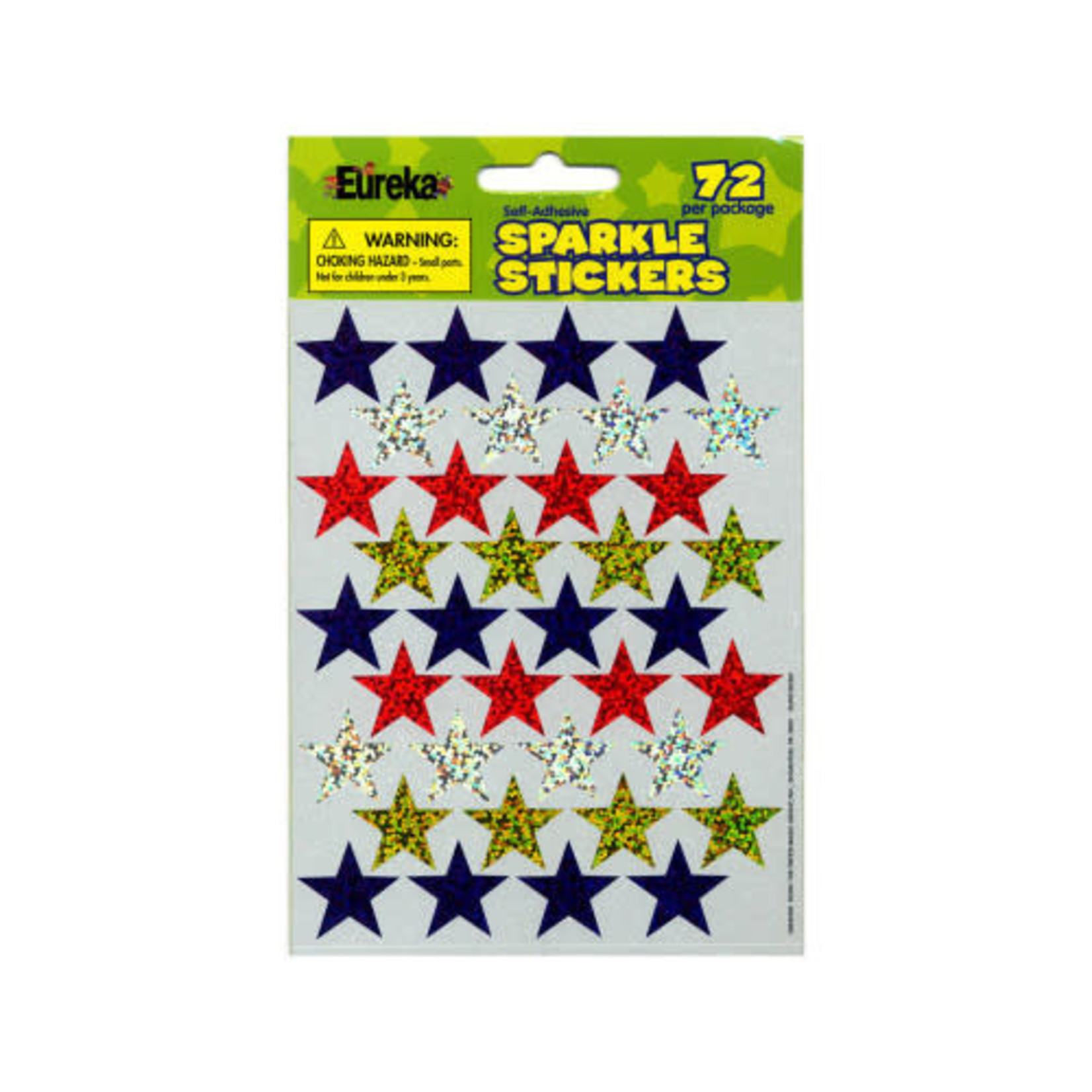 Assorted Colors Stars Sparkle Stickers