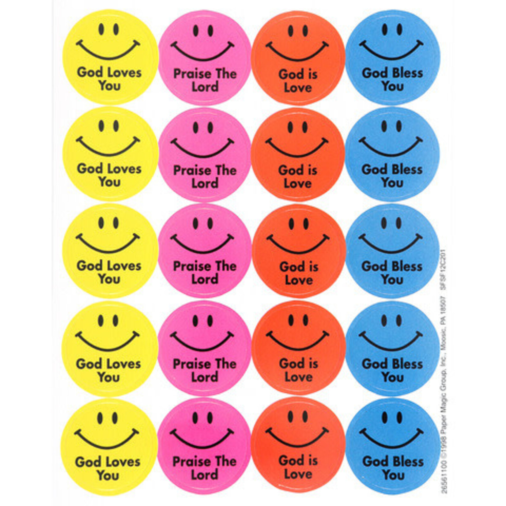 Smile Faces Inspirational Giant Stickers