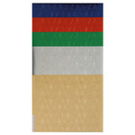 1/2" Assorted Colors (250) Presto-Stick Foil Star Stickers