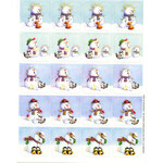Snowmen Theme Stickers