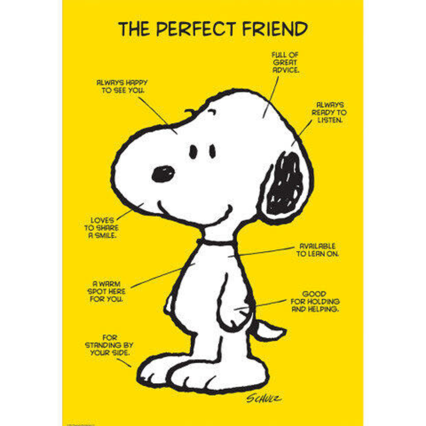 Peanuts® The Perfect Friend Poster 13"x19"