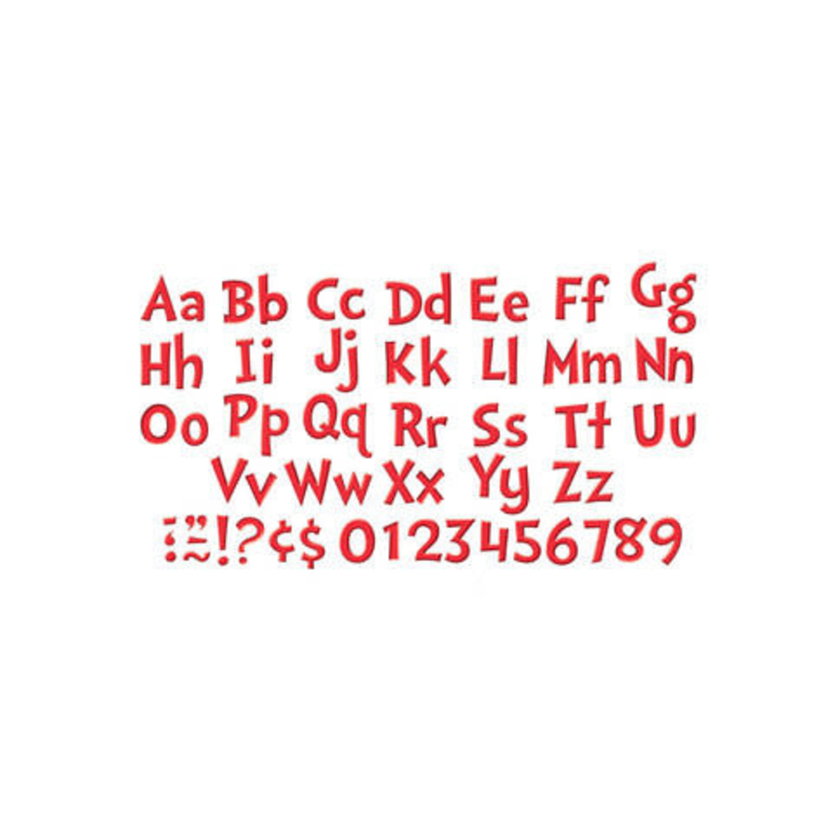 Dr. Seuss™ Red Deco Letters