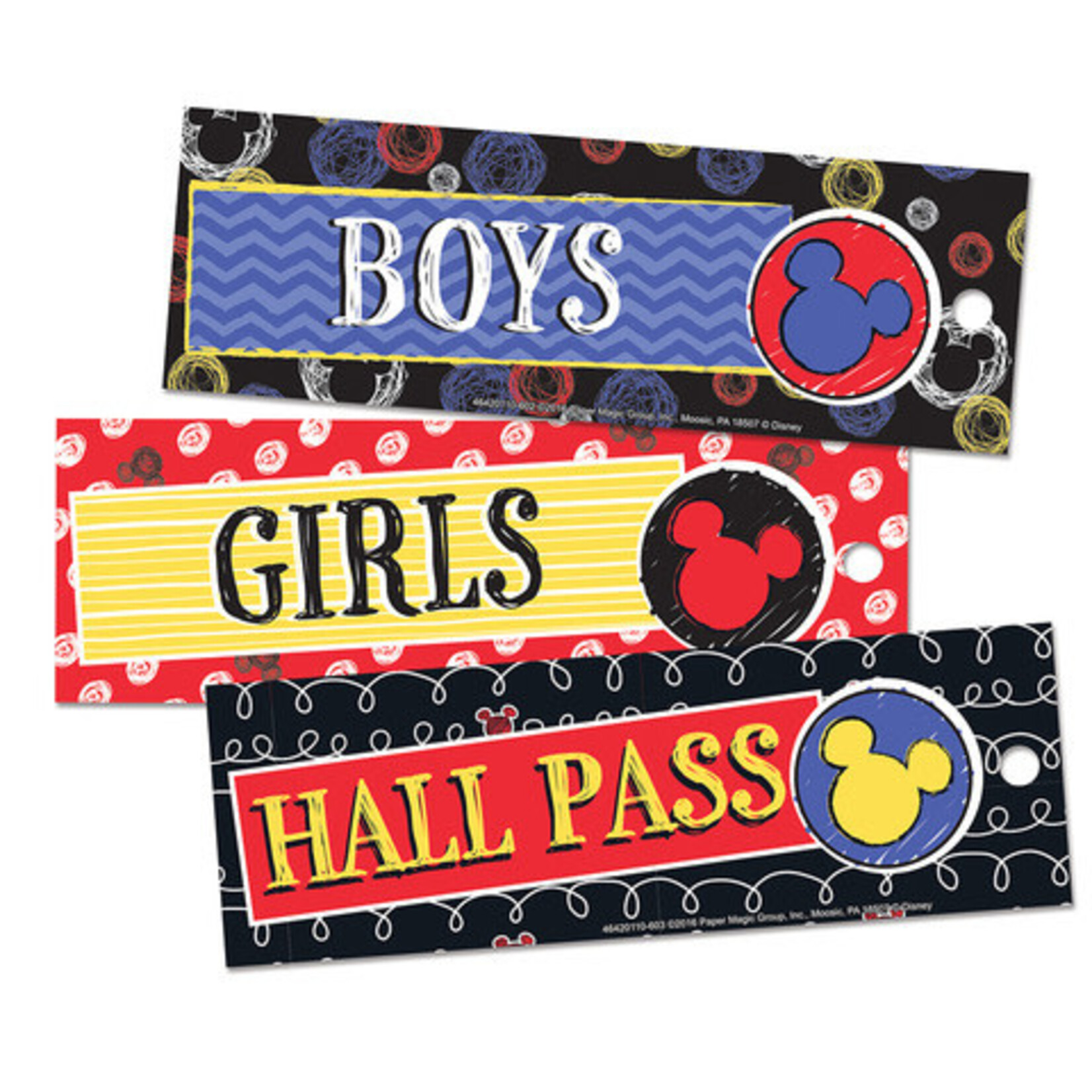 Mickey® Color Pop! Hall Passes