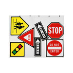 Traffic Symbols 2-Sided Deco Kit
