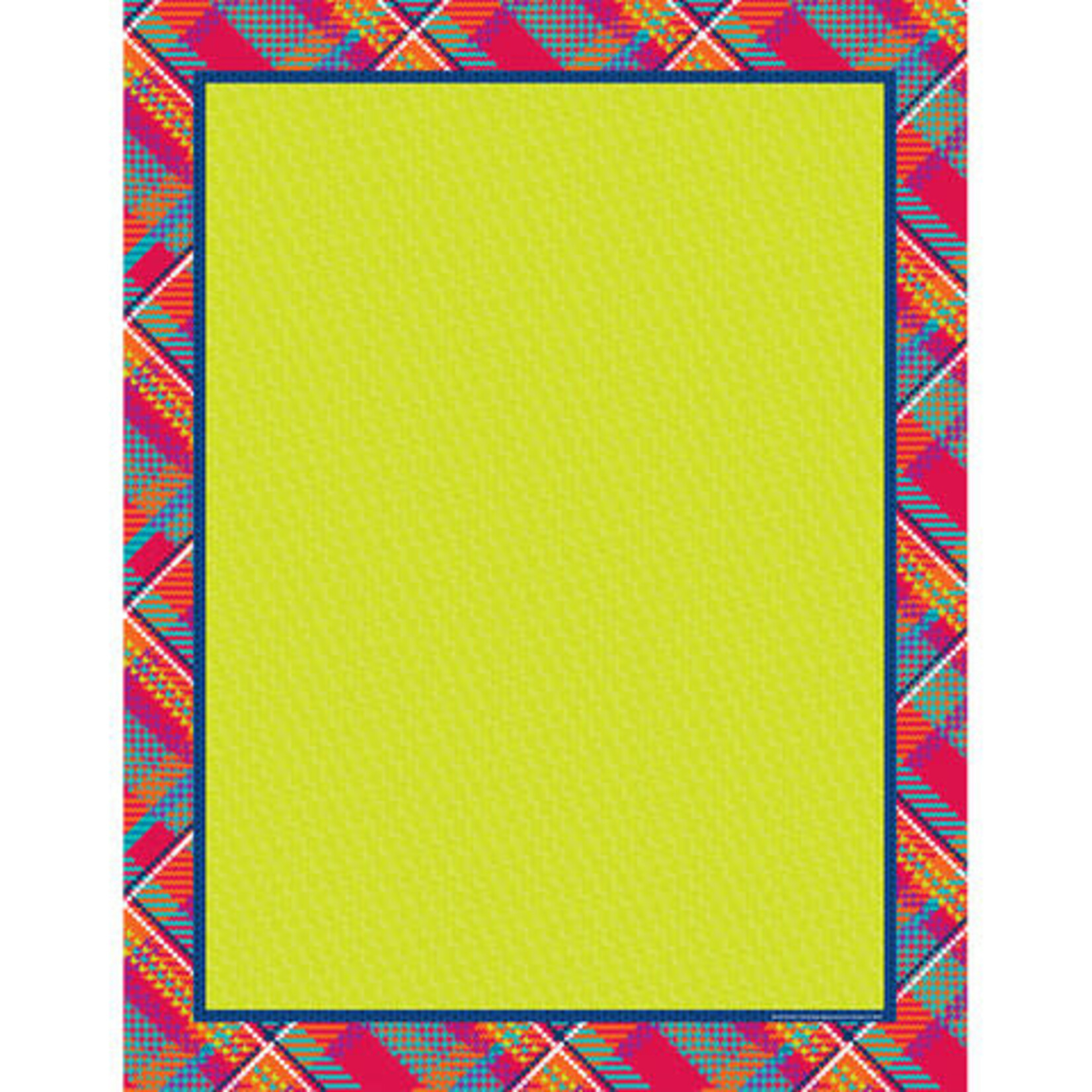 Plaid Attitude Blank Chart