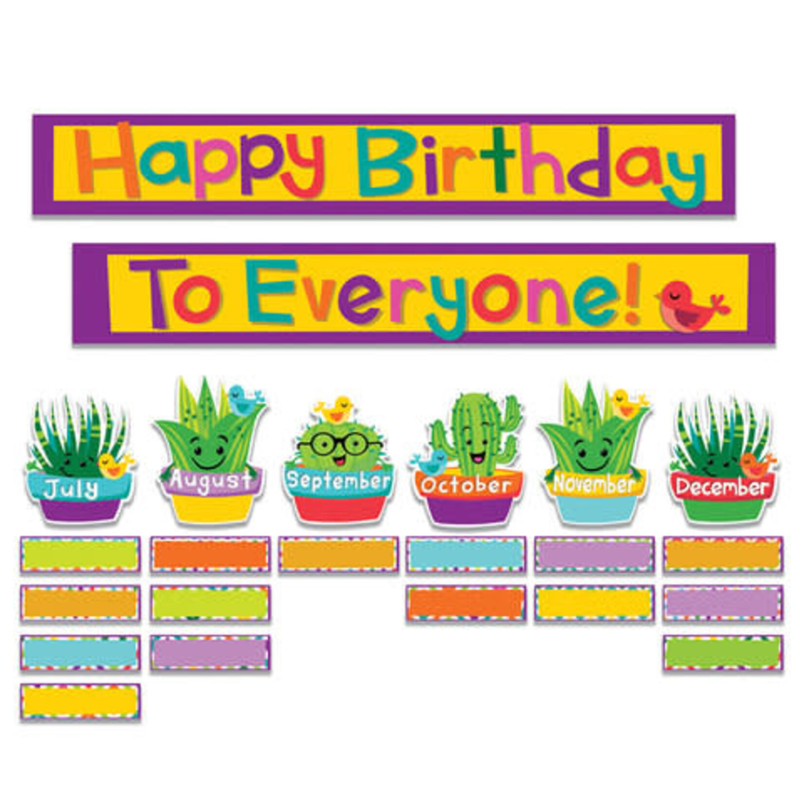 A Sharp Bunch Birthday Mini Bulletin Board Set