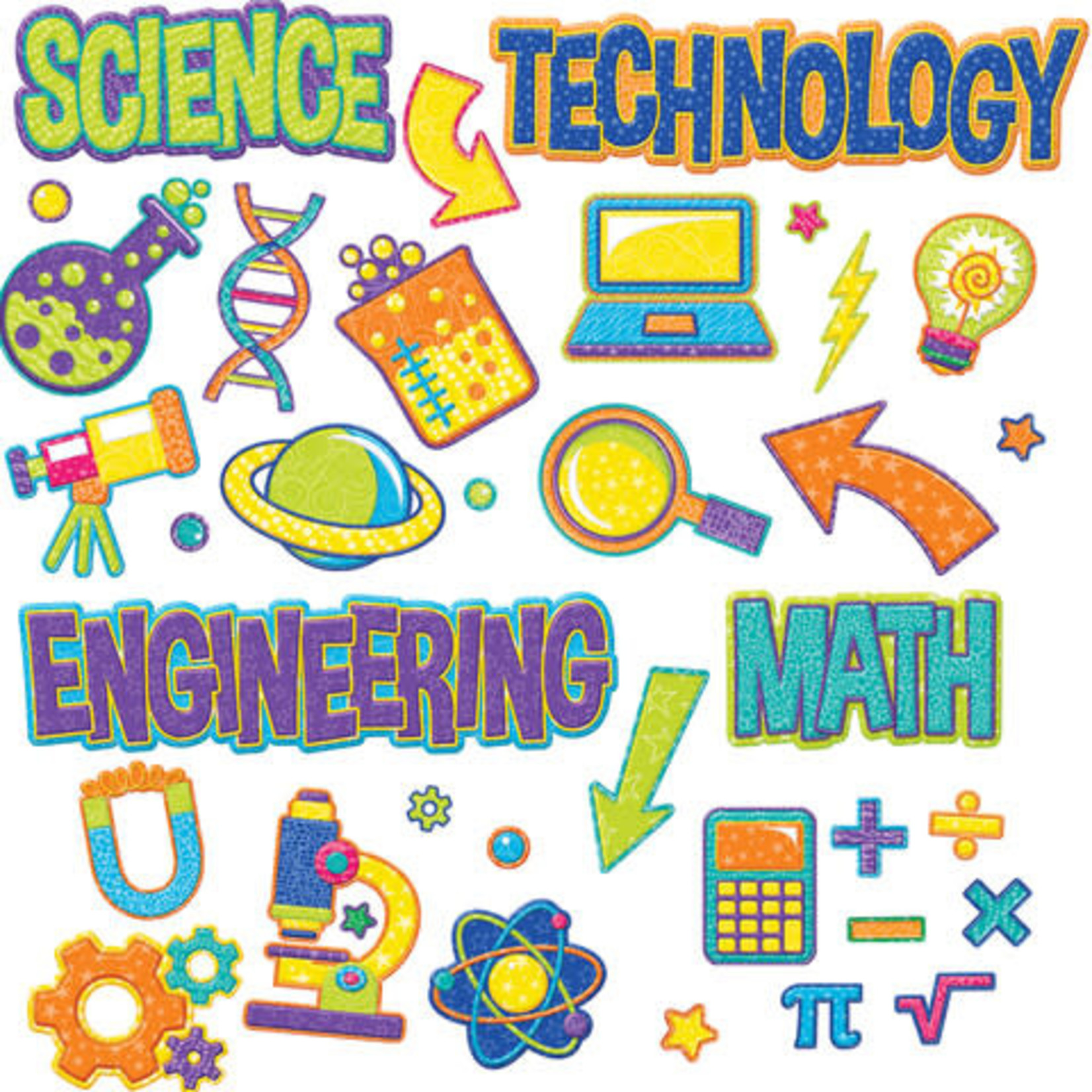 Color My World STEM Mini Bulletin Board Set