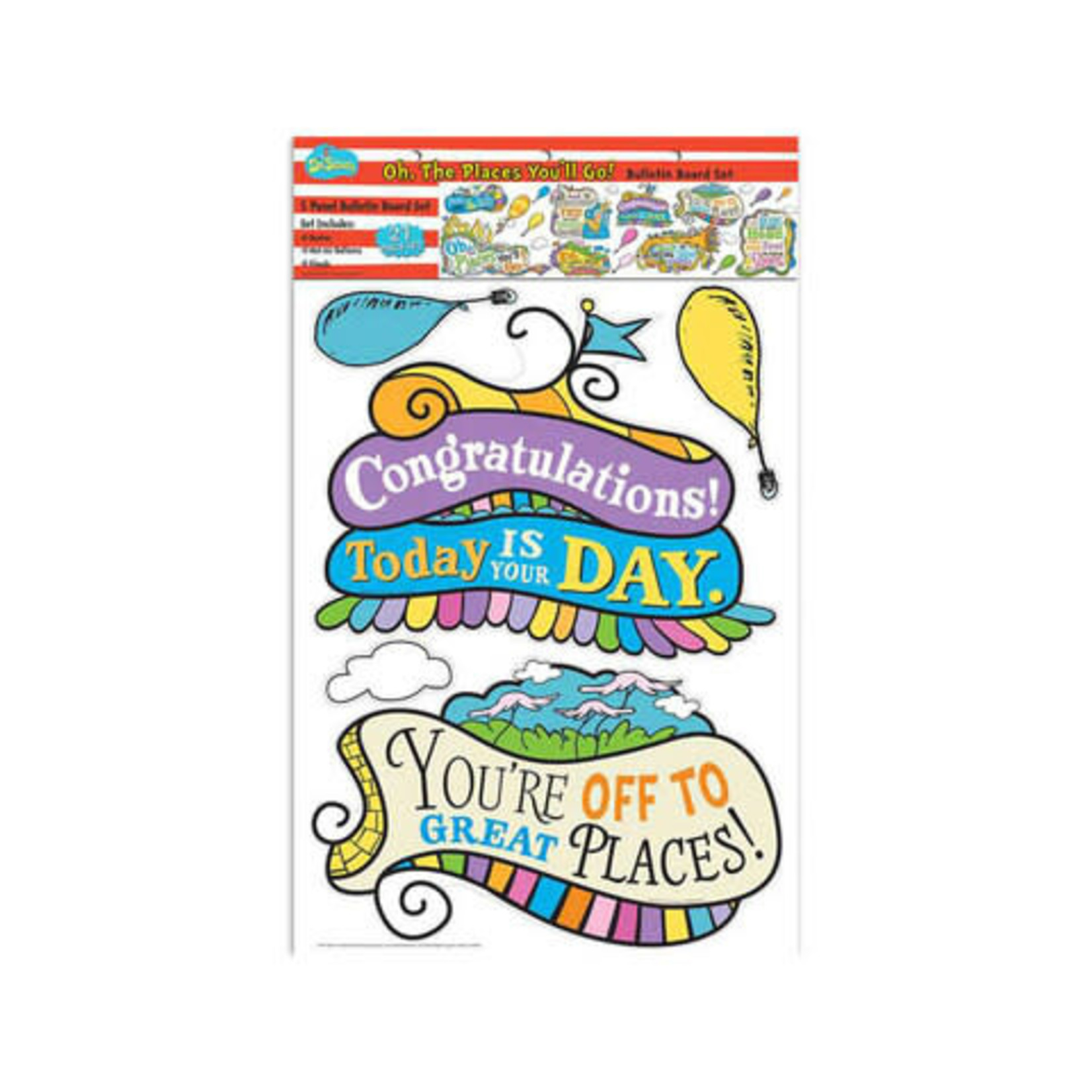 Dr. Seuss™ Oh The Places You'll Go Bulletin Board Set