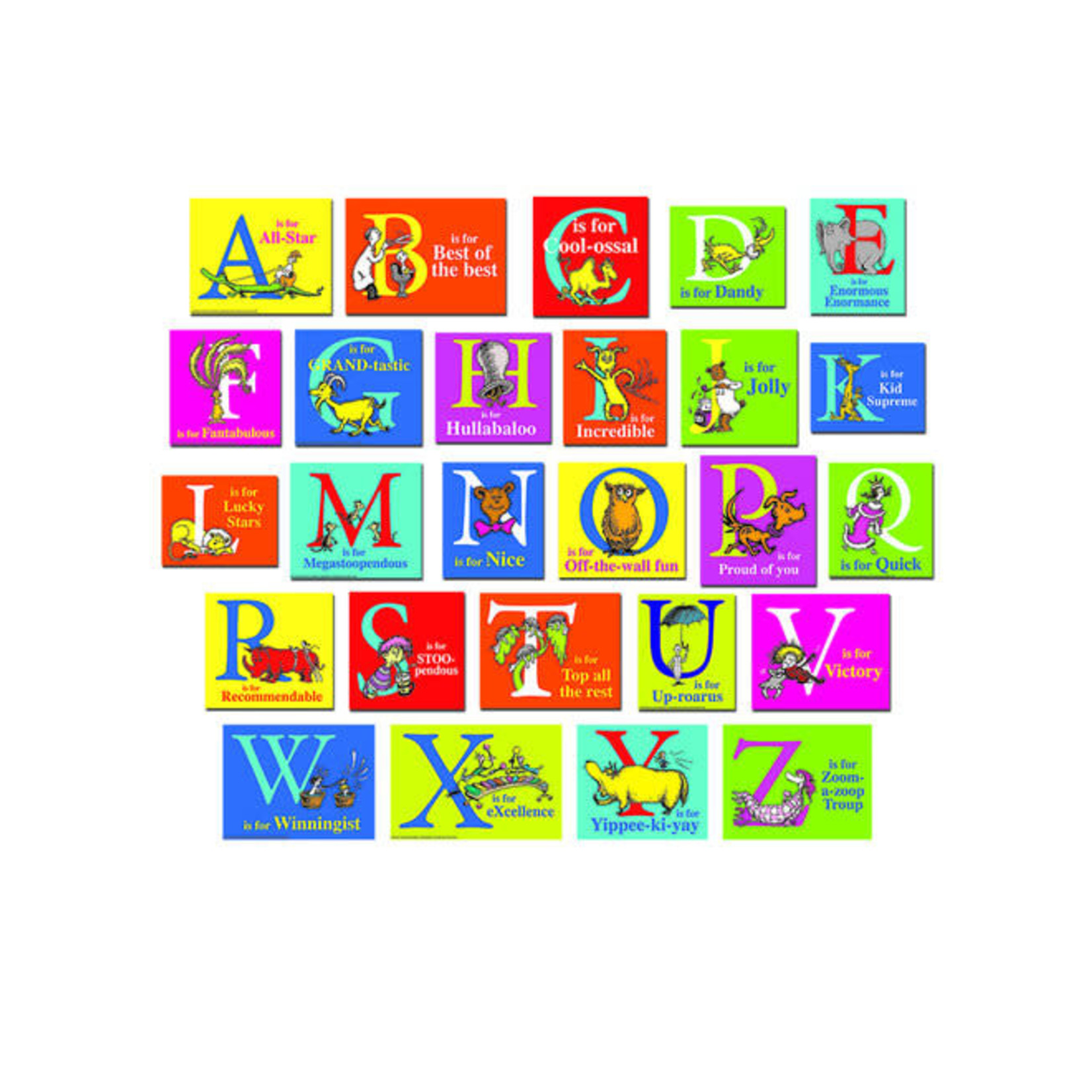 Dr. Seuss™ Encouraging & Positive ABC Mini Bulletin Board Set
