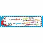 Dr. Seuss Think Up Bigger Things Classroom Banner