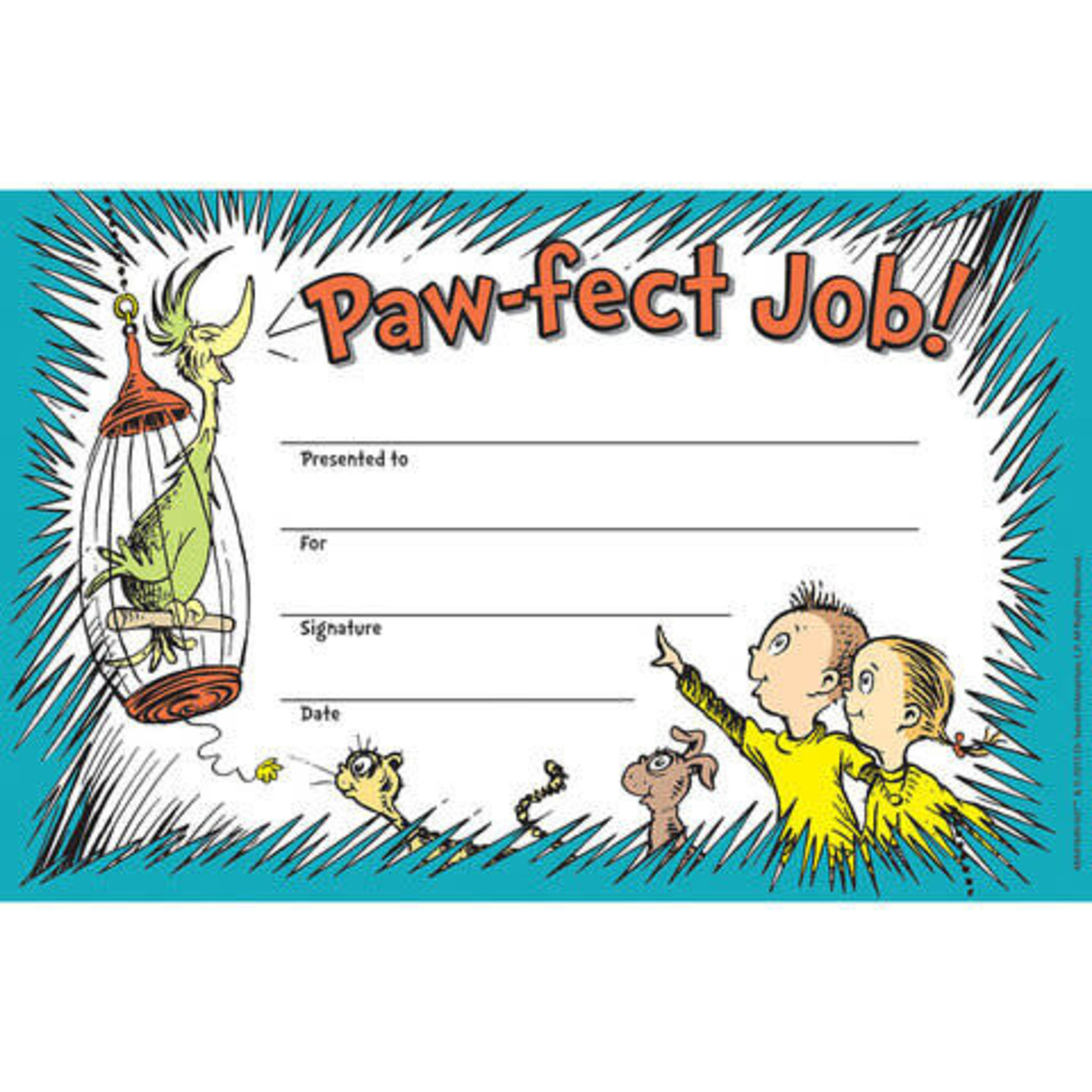 Dr. Seuss™ What Pet Should I Get? Recognition Awards