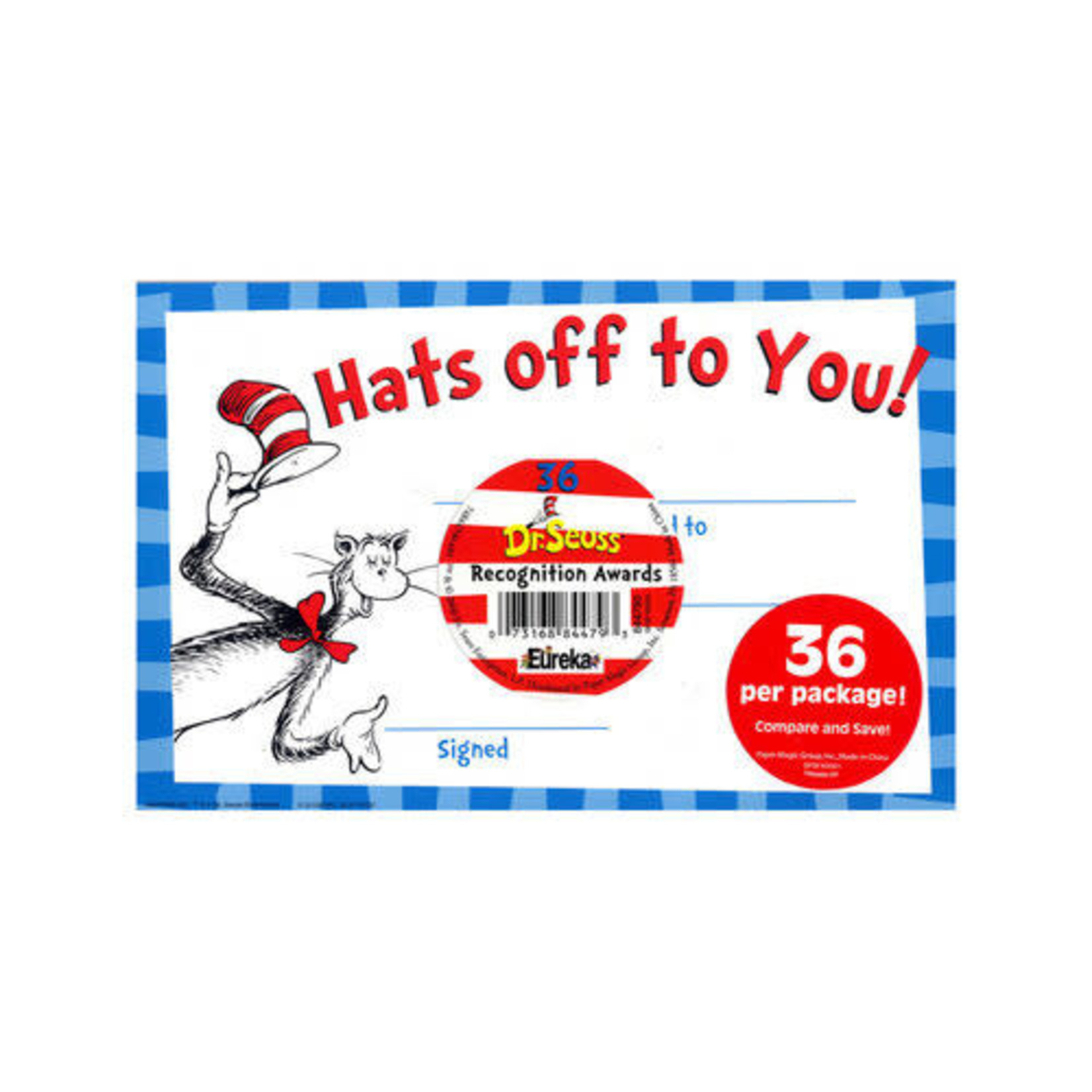 Cat in the Hat™ Hats Off to You! Recognition Awards