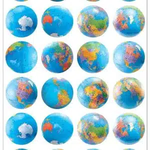 Globes Stickers