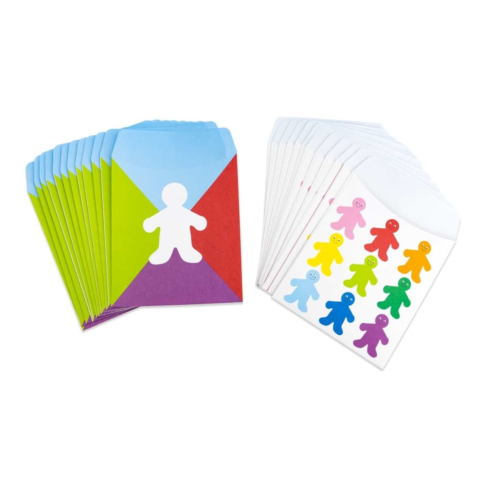 Rainbow People Library Pockets