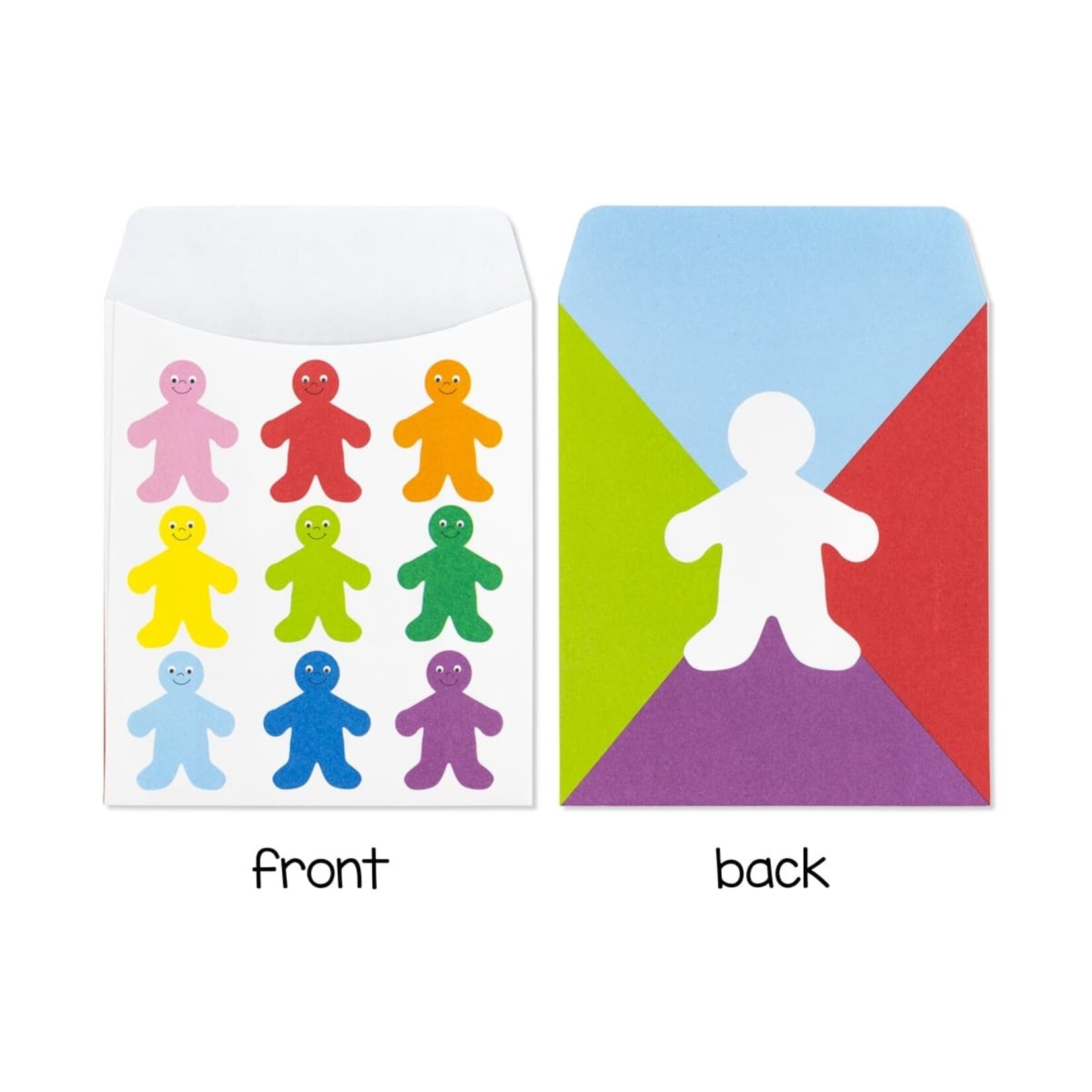 Rainbow People Library Pockets