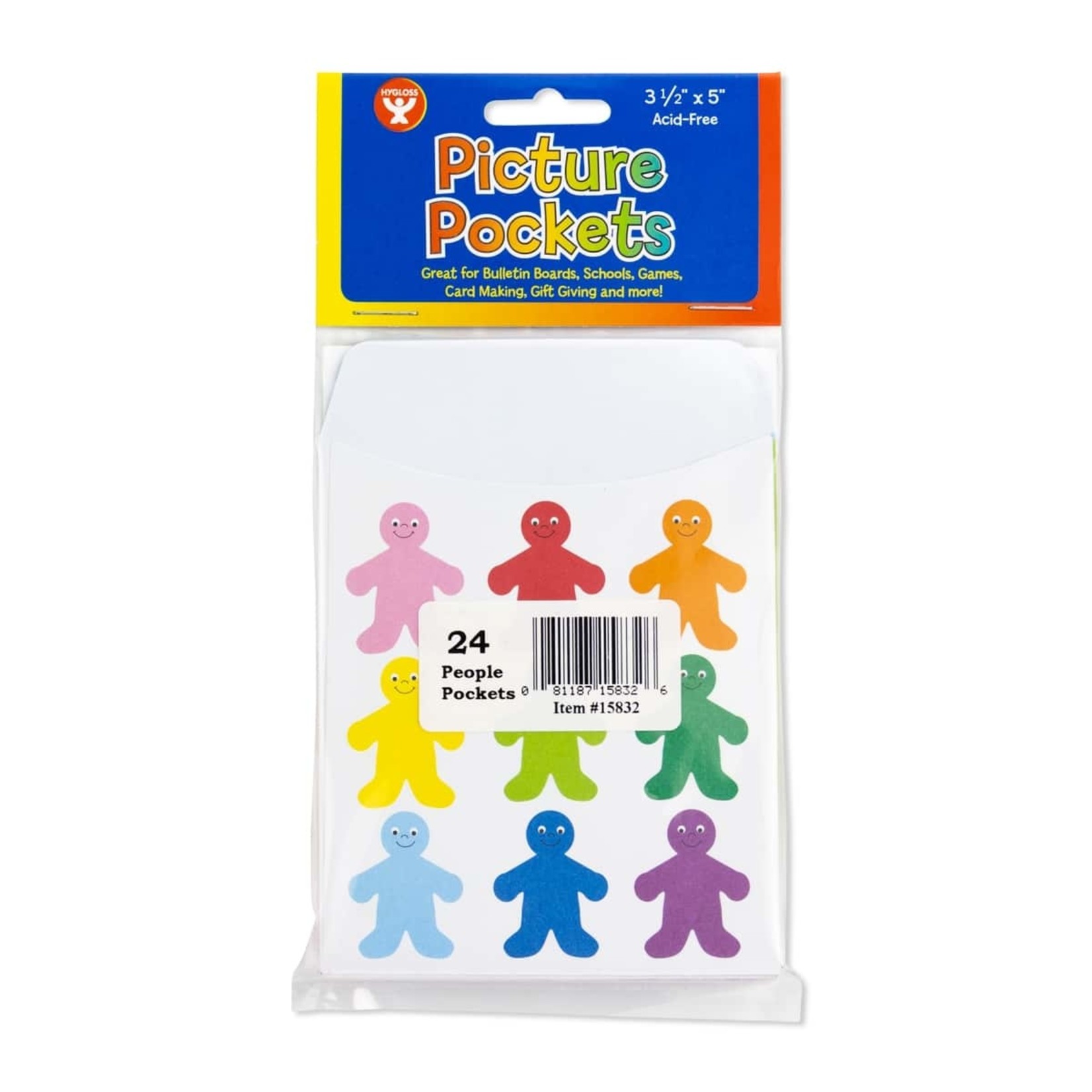 Rainbow People Library Pockets