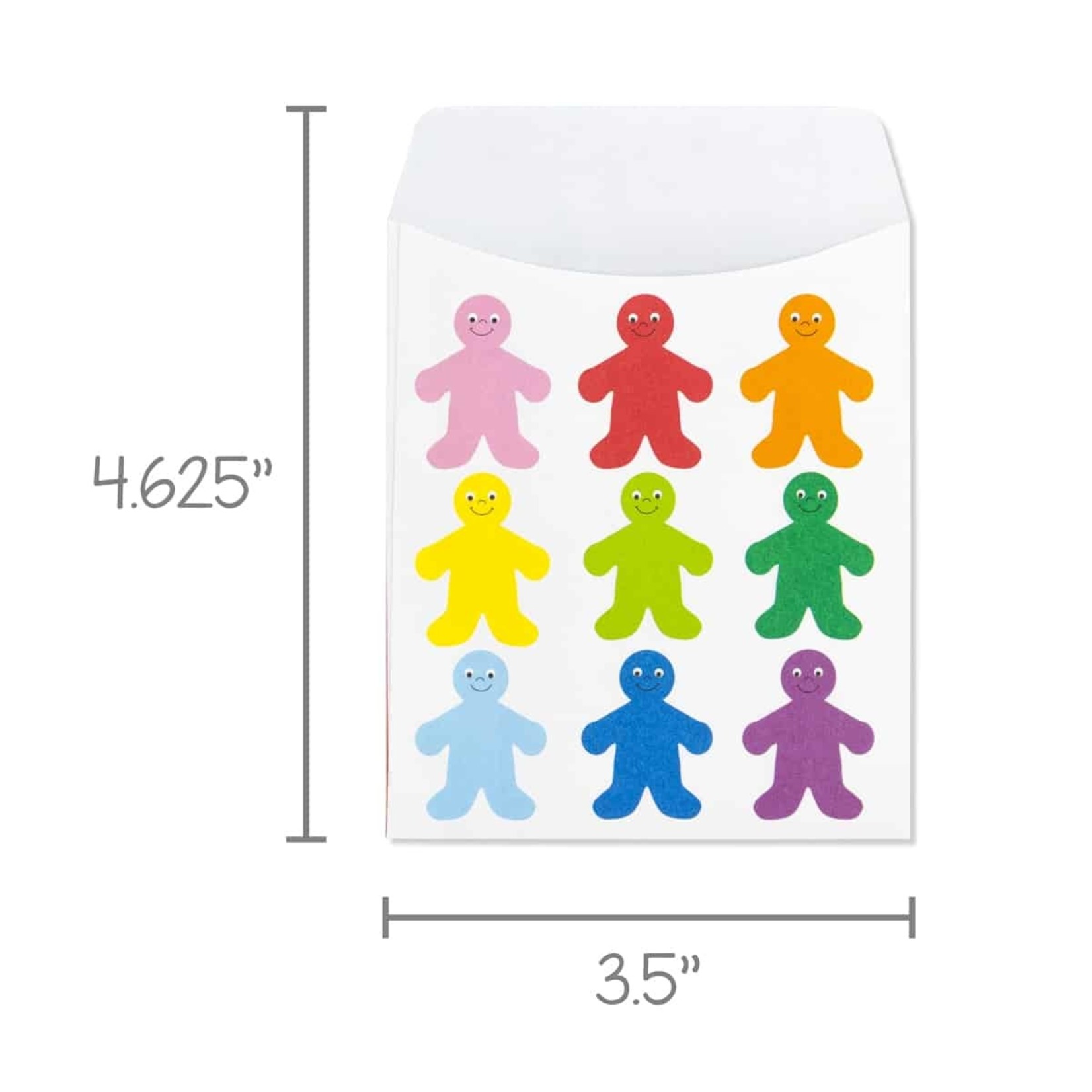 Rainbow People Library Pockets