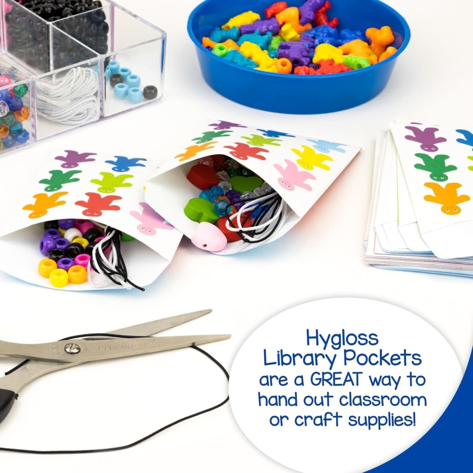 Rainbow People Library Pockets