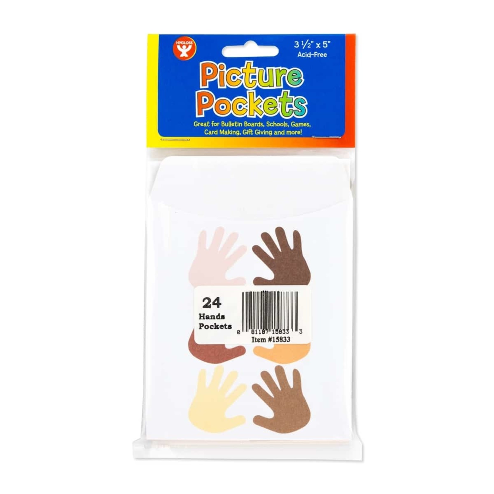 Multicultural Hands Library Pockets