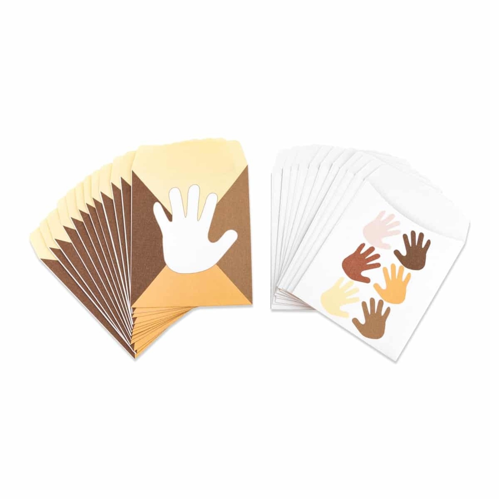 Multicultural Hands Library Pockets