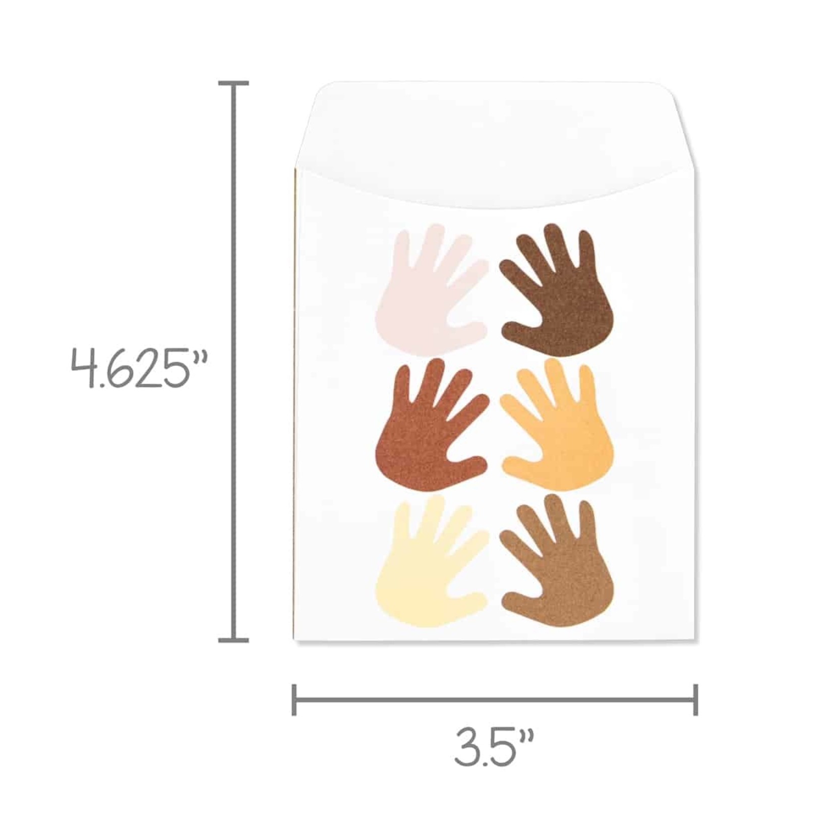 Multicultural Hands Library Pockets