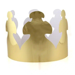 Gold Crowns - Bright Gold Tag (24 Ct.)